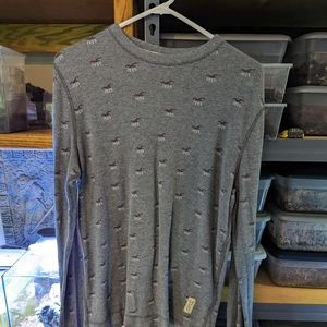 Long sleeve pajama shirt large